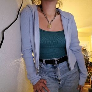 Brandy Melville Arden Zip Up Hoodie